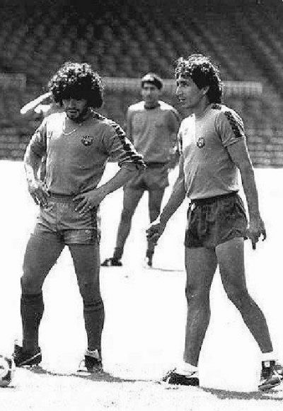 Magico Gonzalez e Maradona